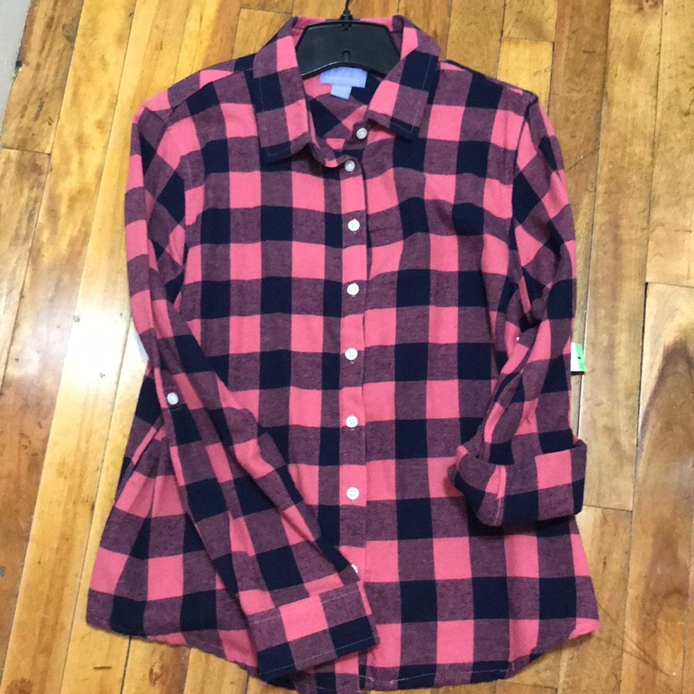 Plaid flannel shirt